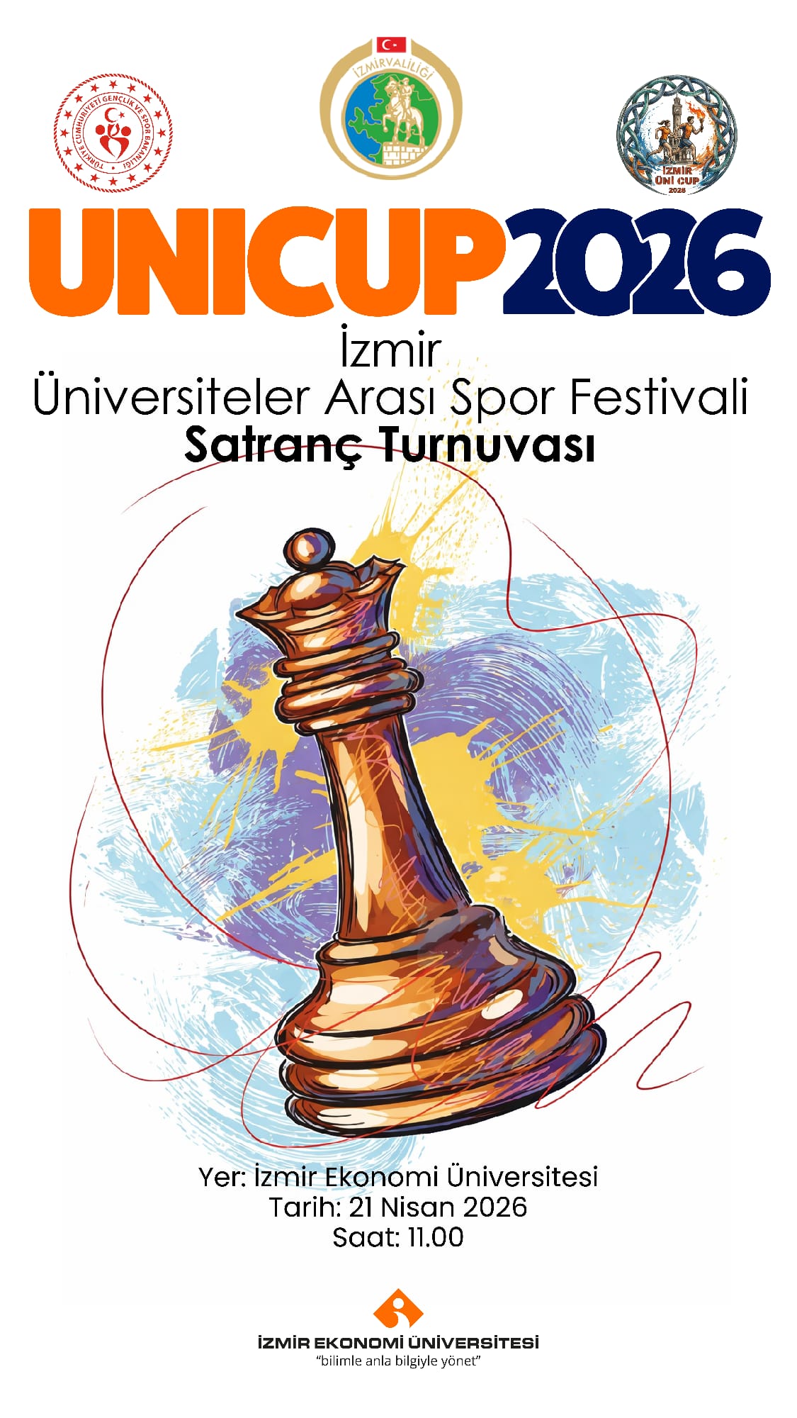 1.İzmir Uni Cup Satranç Turnuvası