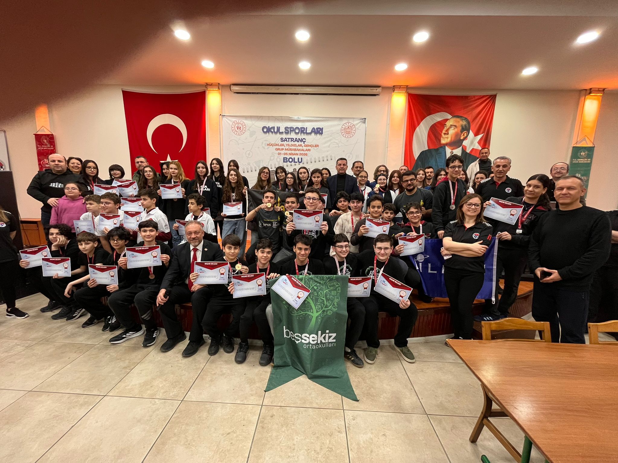 Okul Sporları Satranç Bölge Turnuvaları Sona Erdi