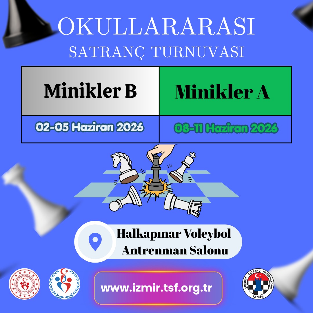 2025– 2026 Öğretim Yılı Okullar Arası Mahalli İzmir Minikler (A-B) Satranç Yarışması
