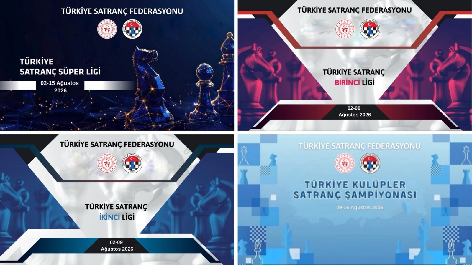 Türkiye Satranç Süper Ligi ve Birinci Ligi Ankara’da