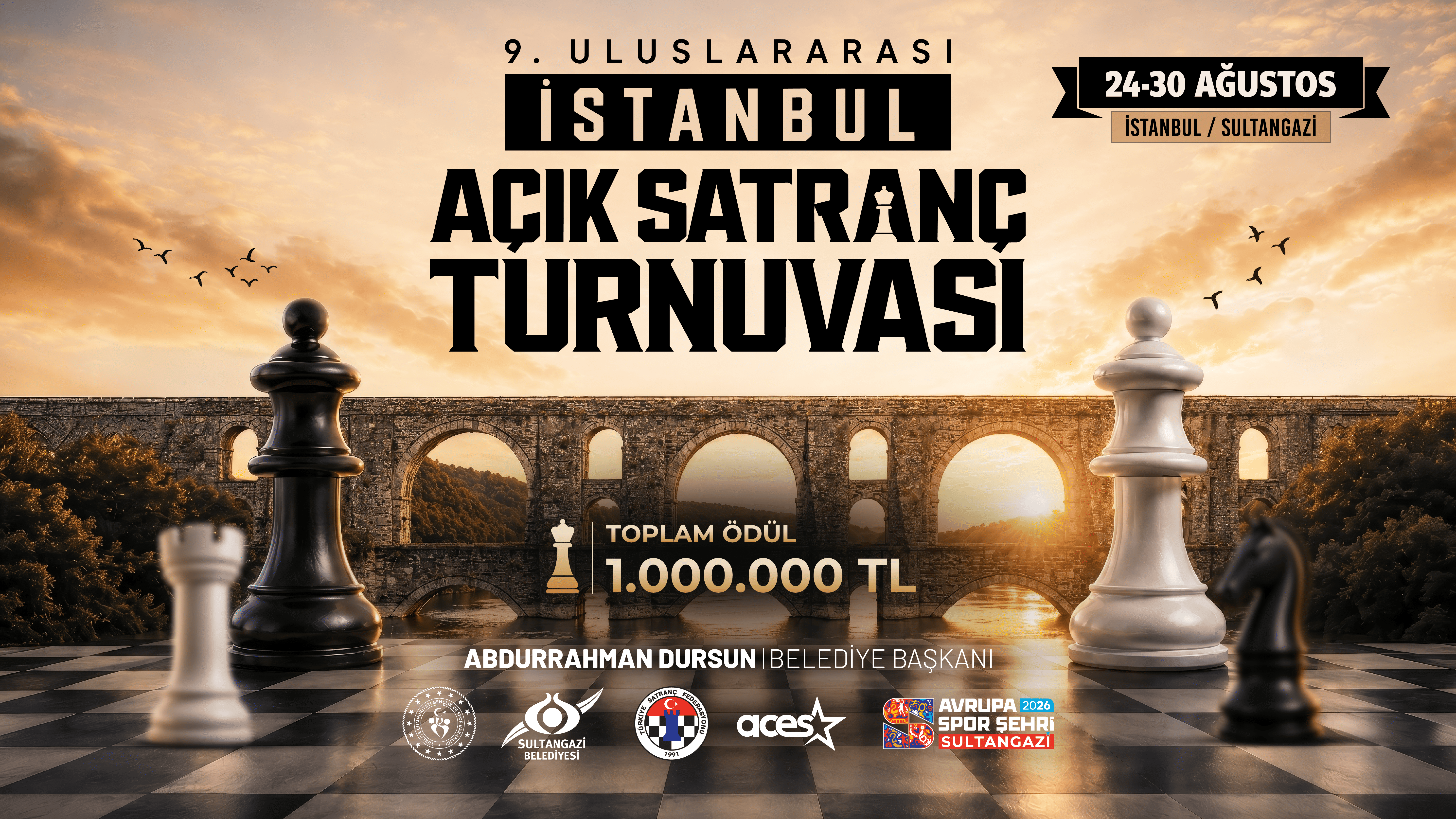 İstanbul Açık Satranç Turnuvası Kayıtları Başladı