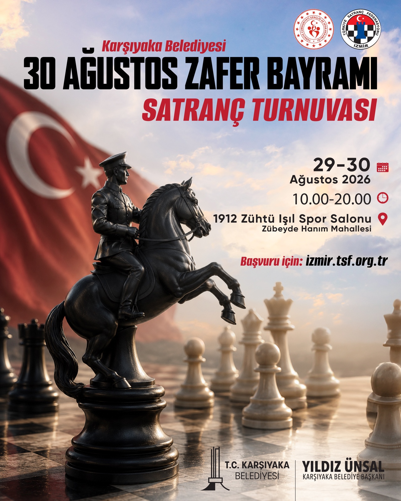 Karşıyaka Belediyesi 30 Ağustos Zafer Bayramı Satranç Turnuvası