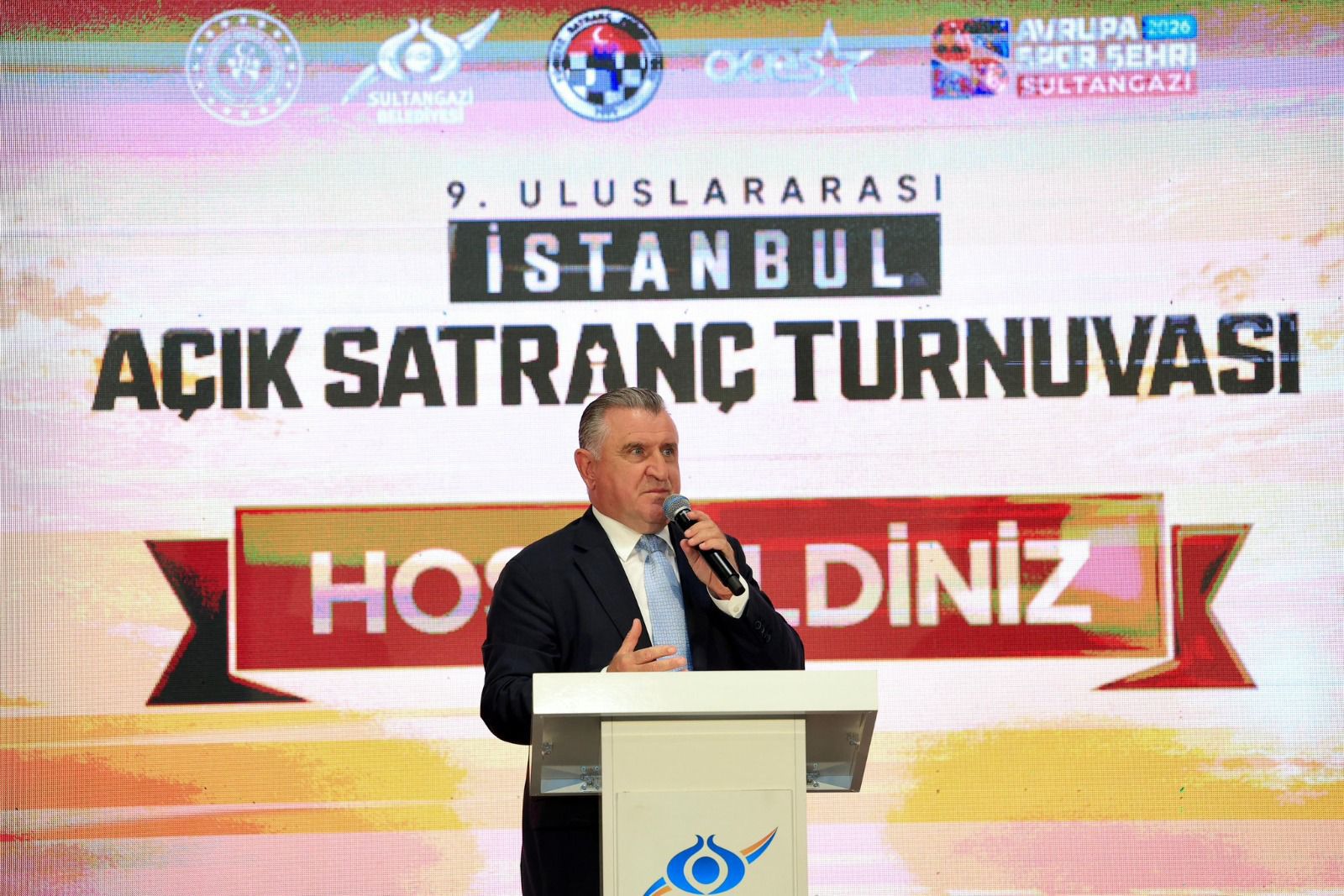 Gençlik ve Spor Bakanımız Dr. Osman Aşkın Bak, 9. Uluslararası İstanbul Open Satranç Turnuvası'na Katıldı