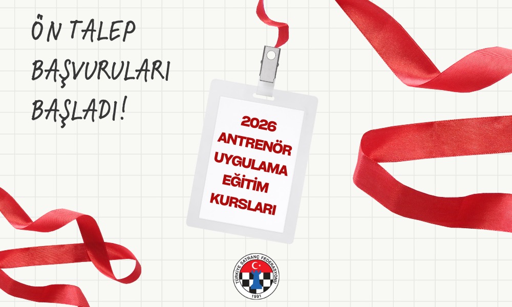 Antrenör Uygulama Eğitim Kursları Ön Talep Başvuruları Başladı!