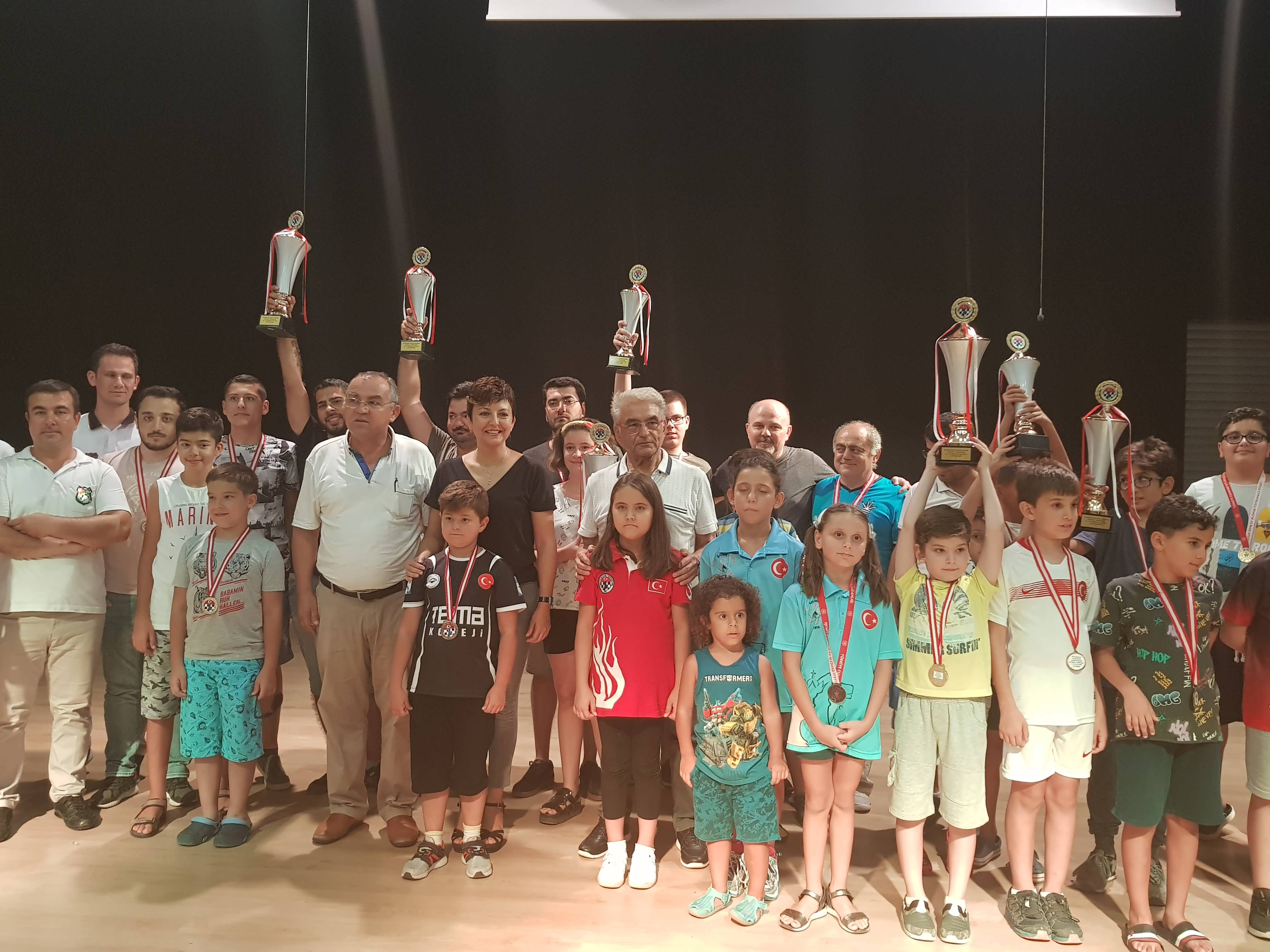 Antalya 30 Ağustos Zafer Bayramı Satranç Turnuvası Tamamlandı