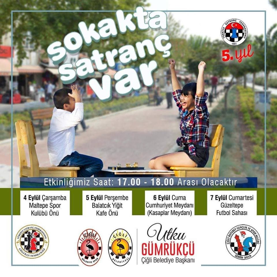 Çiğli Sokakta Satranç Var Etkinliği