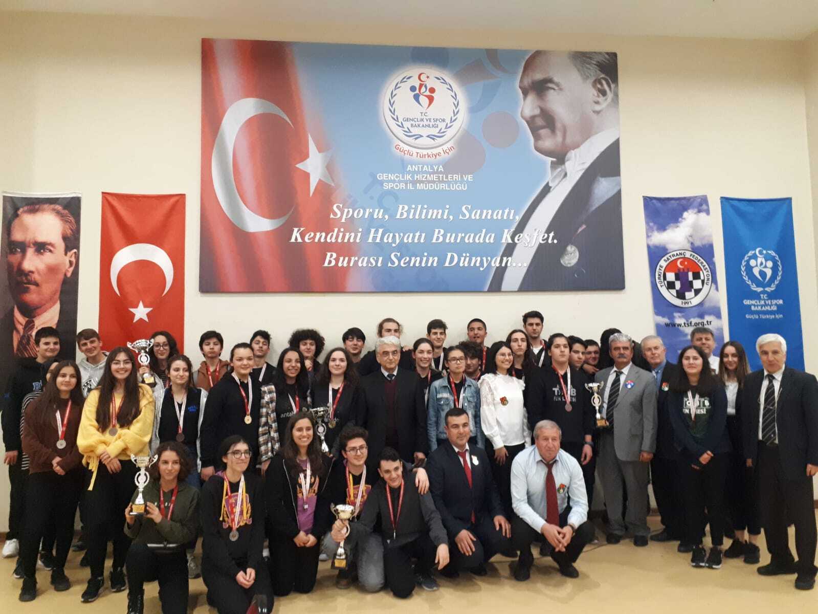 Antalya Okul Sporları Satranç Takım Turnuvası