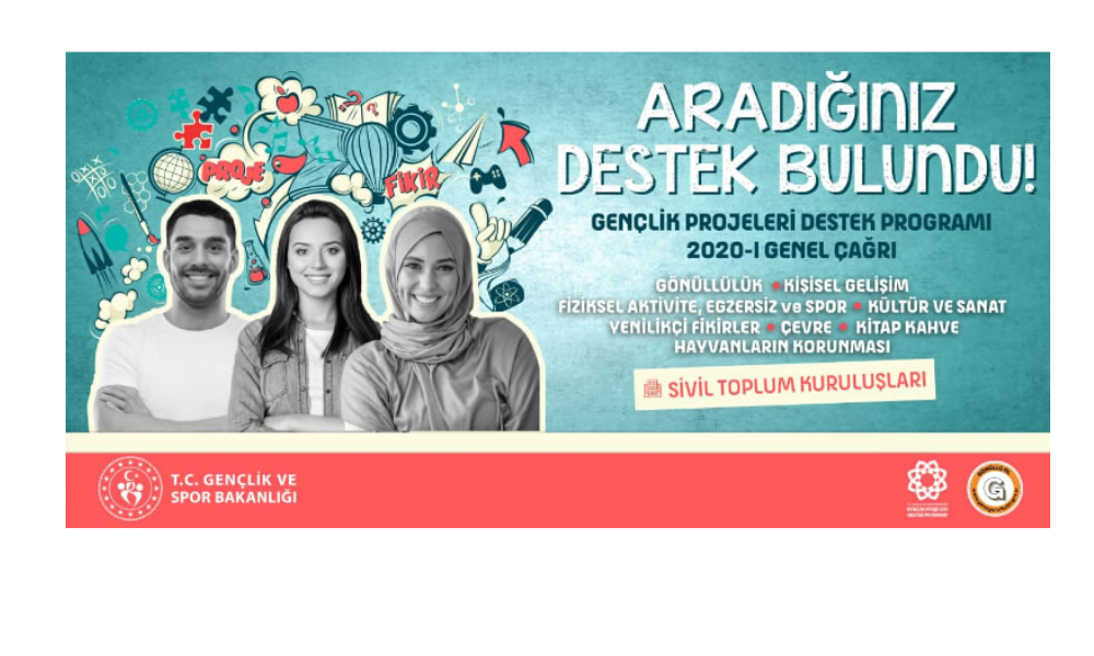 GSB Gençlik Projeleri Destek Programı 2020-I Genel Proje Çağrı İlanı