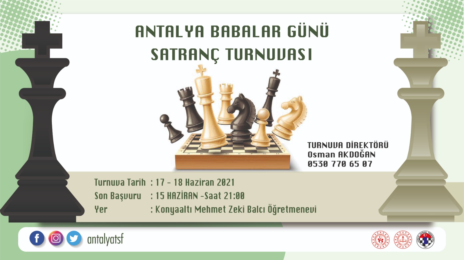 Antalya'da 2021 Yılının Yüz Yüze İlk Turnuvası Gerçekleştirildi