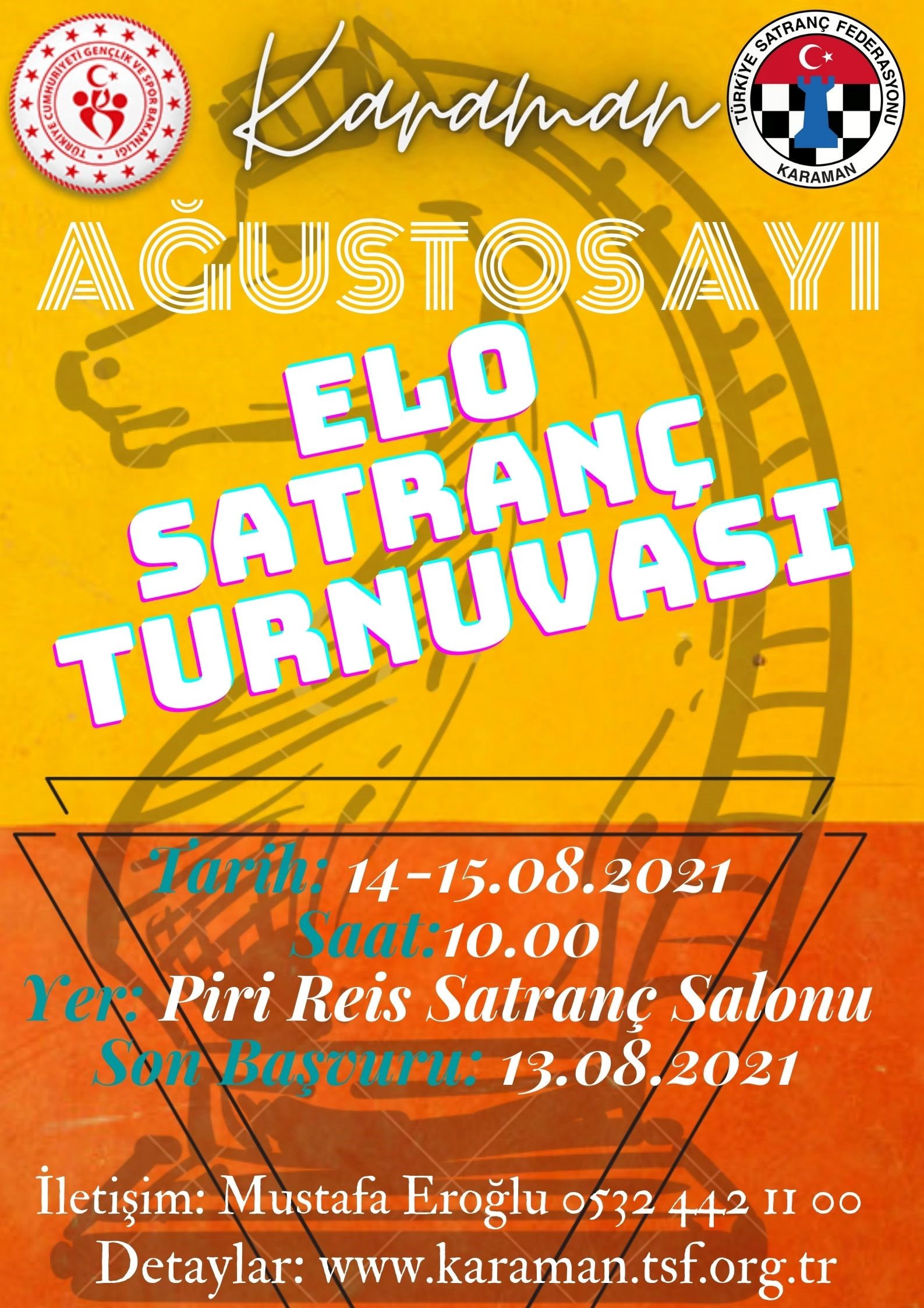 Karaman Ağustos Ayı Satranç Turnuvası