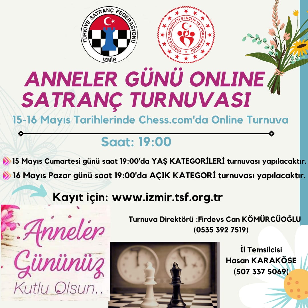 İzmir Anneler Günü Online Satranç Turnuvası