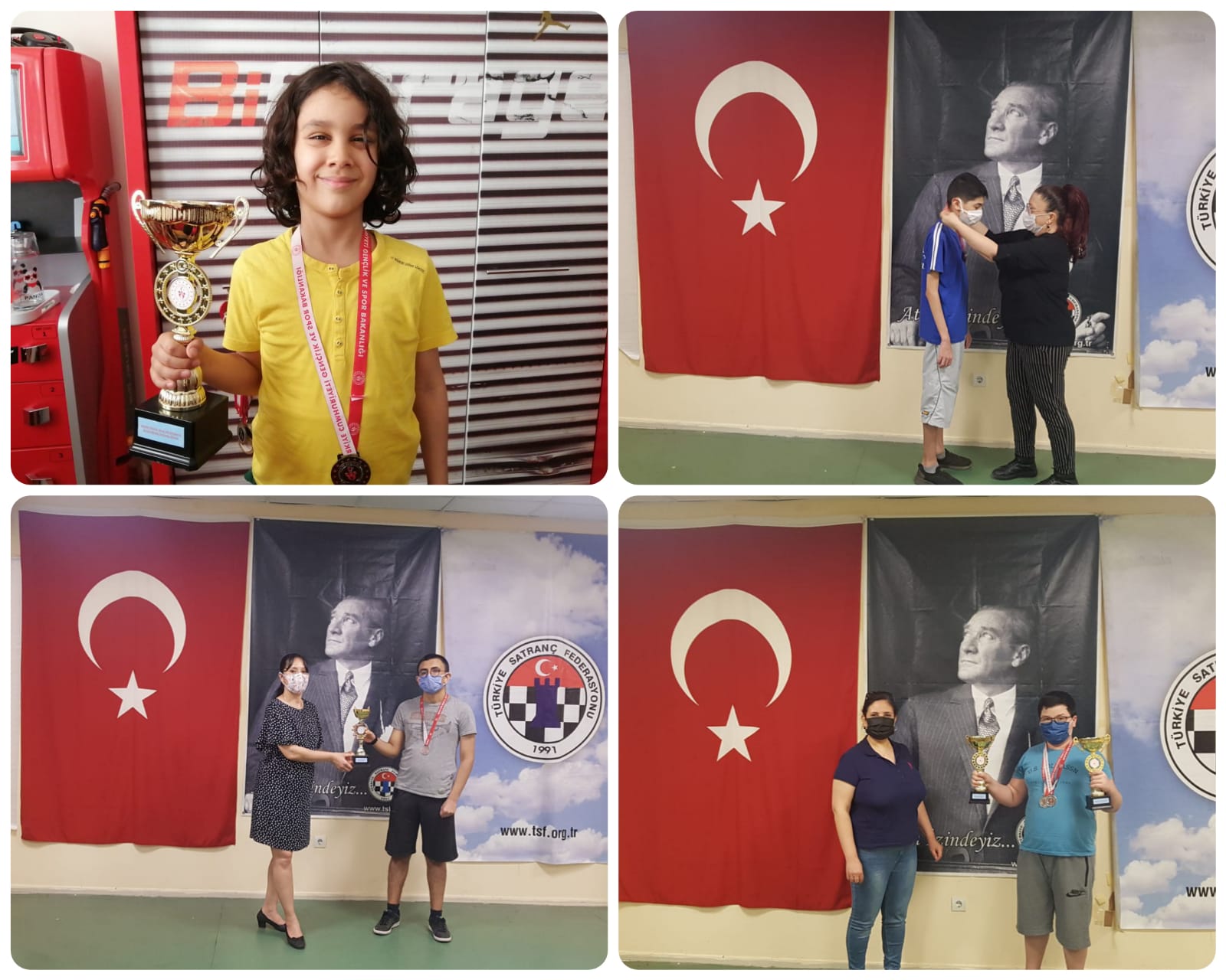 İzmir Anneler Günü Online Satranç Turnuvası Ödül Töreni