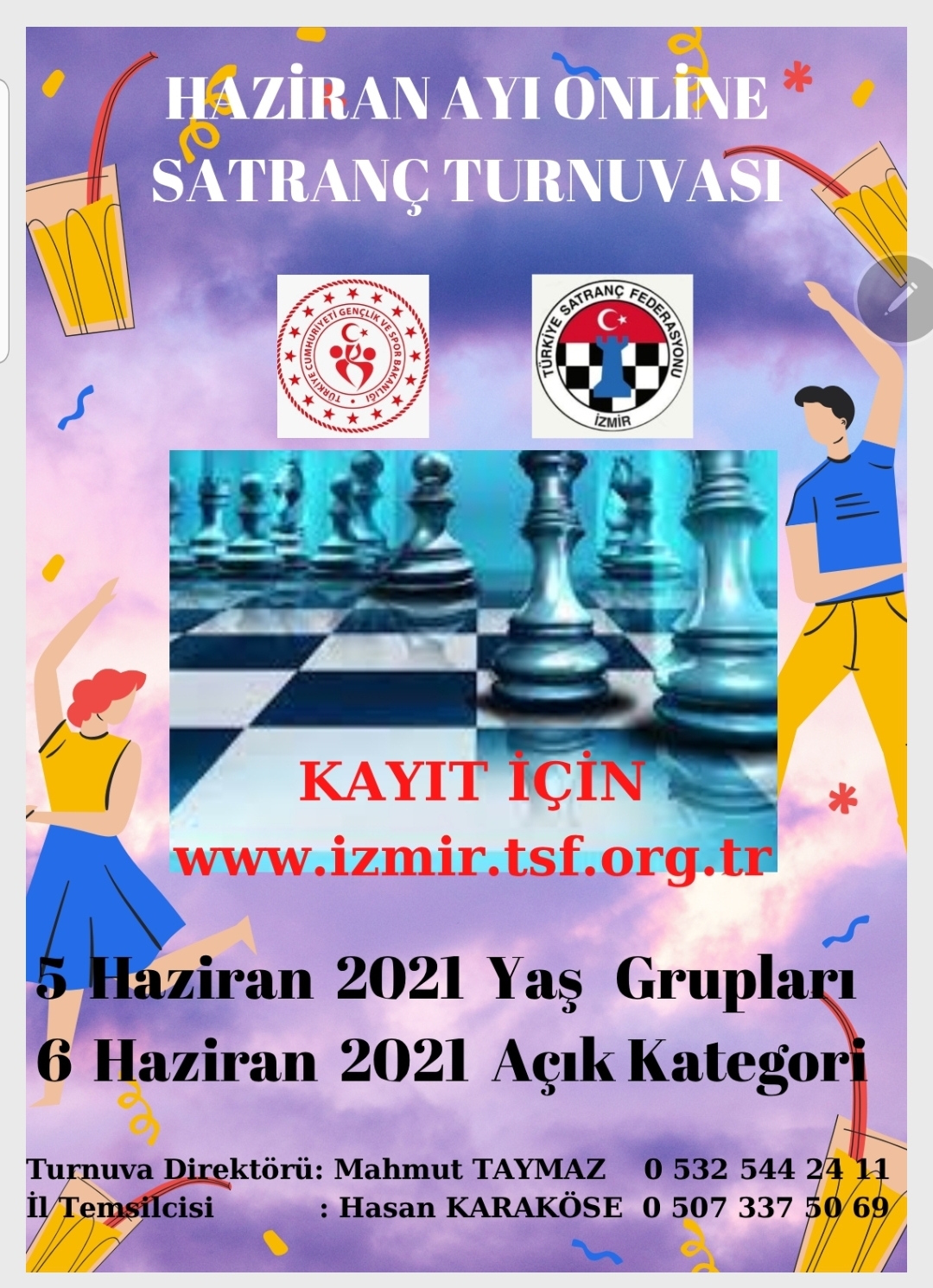 İzmir Haziran Ayı Online Yıldırım Satranç Turnuvası