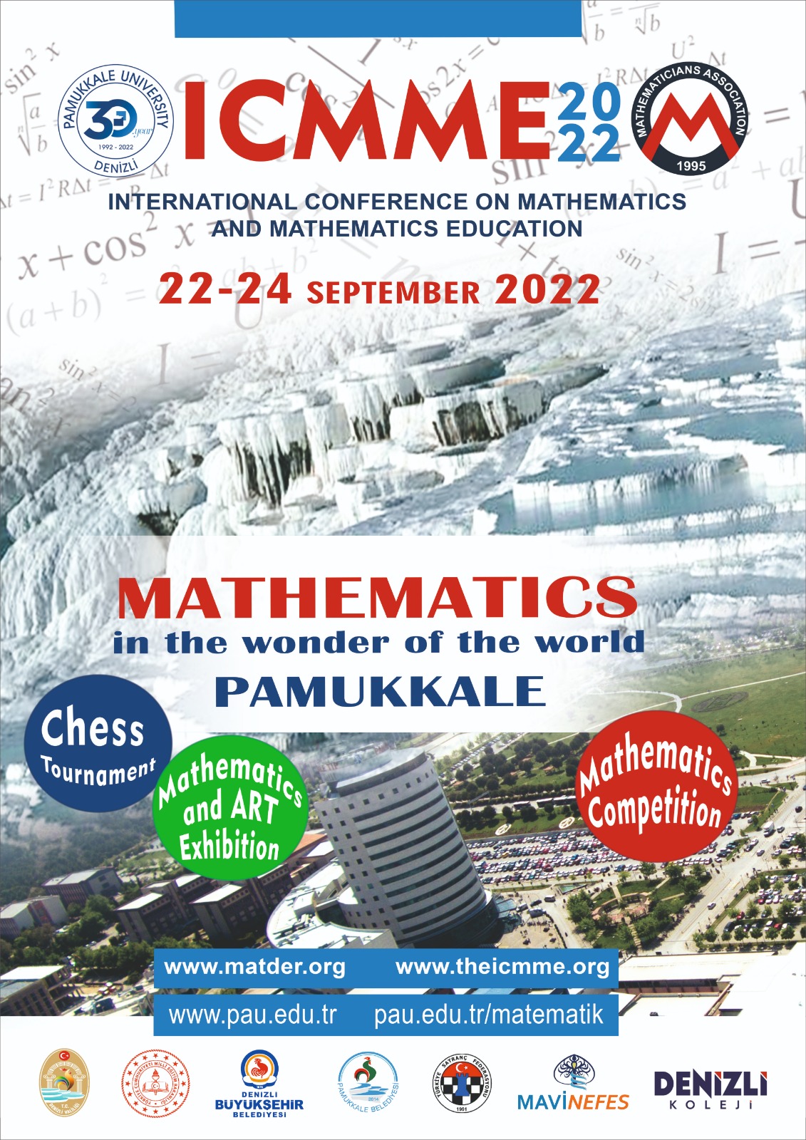 Denizli ICMME 2022 Uluslararası Matematik ve Matematik Eğitimi Sempozyumu'nda Hızlı Satranç Turnuvası