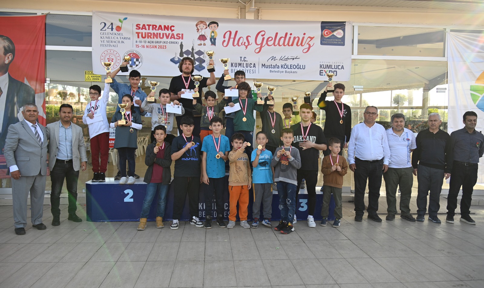 Kumluca 23 Nisan Ulusal Egemenlik ve Çocuk Bayramı Satranç Turnuvası Tamamlandı