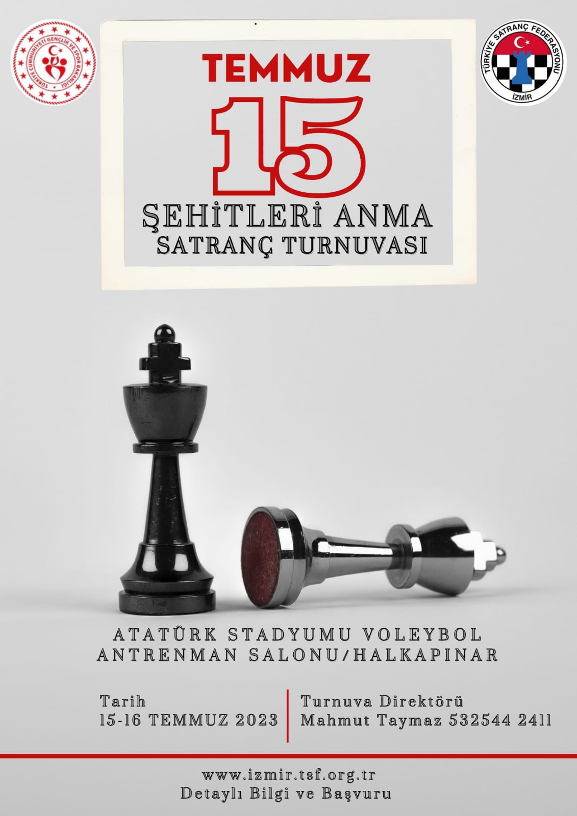 İzmir 15 Temmuz Şehitleri Anma Satranç Turnuvası