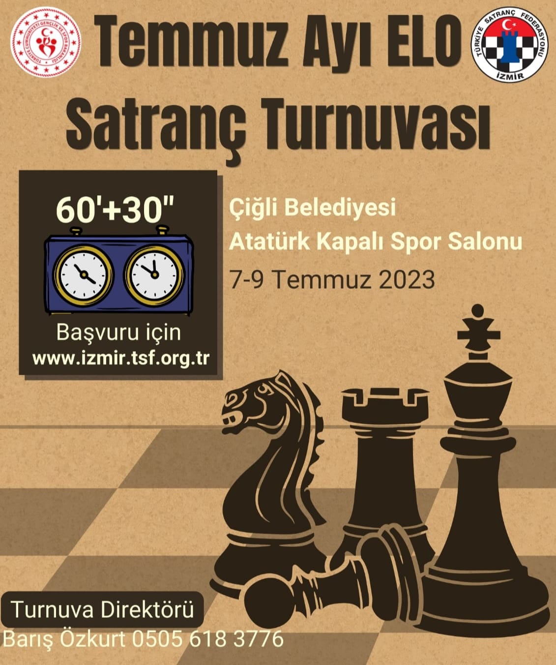 İzmir Temmuz Ayı ELO Satranç Turnuvası