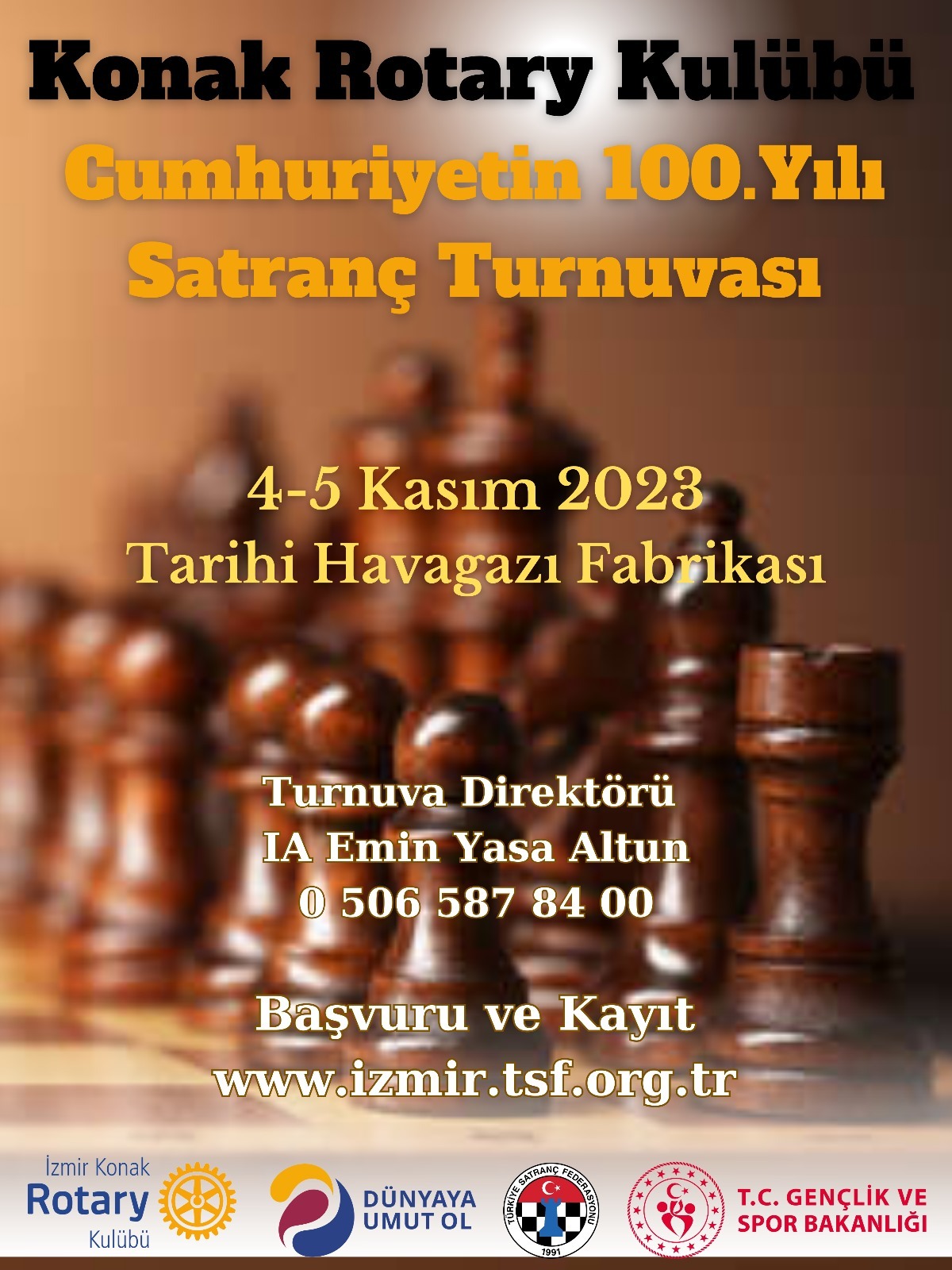 Konak Rotary Kulübü Geleneksel Satranç Turnuvası