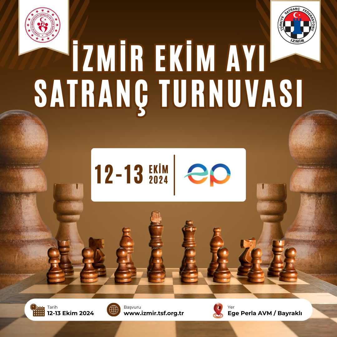İzmir Ege Perla ekim Ayı Satranç Turnuvası