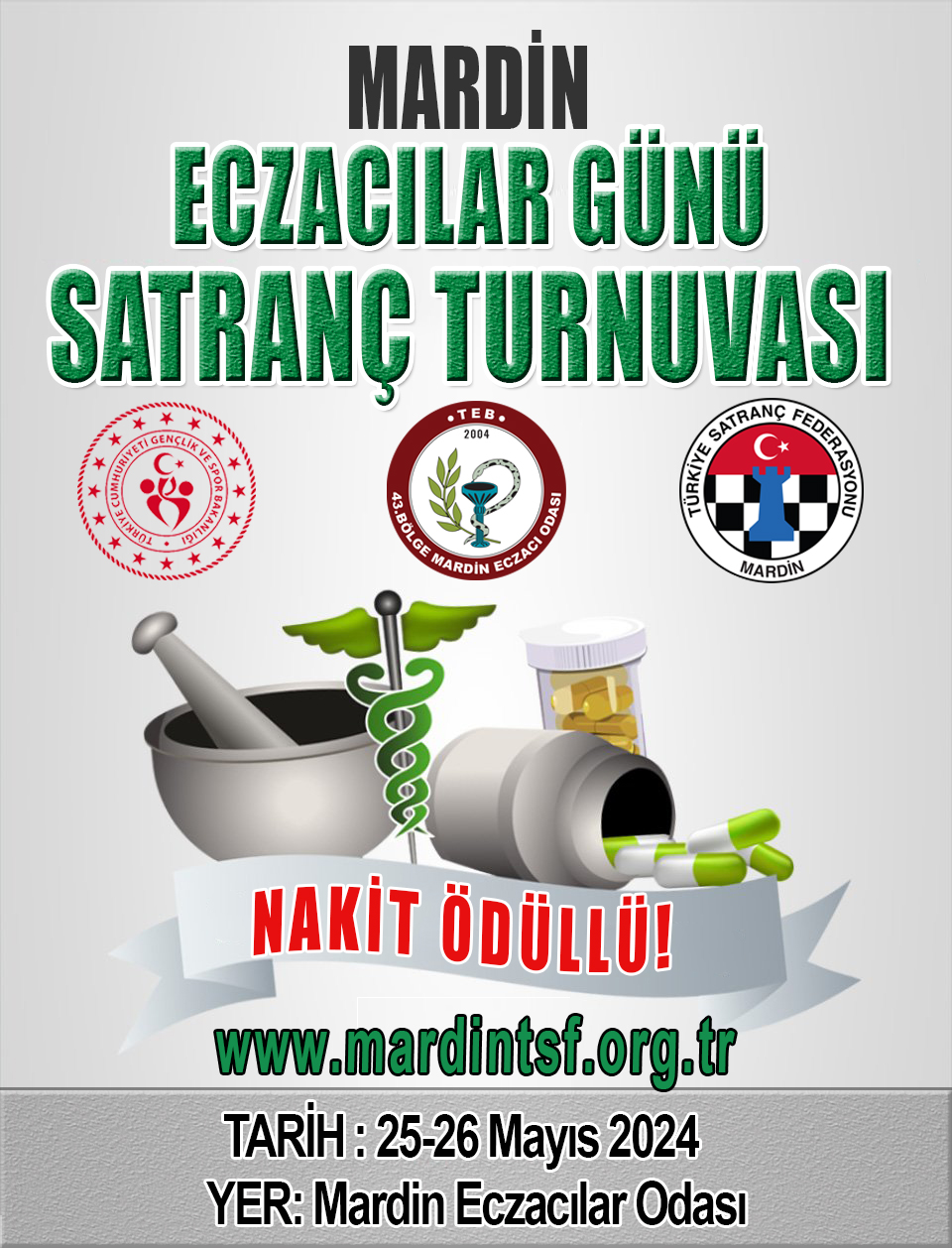 Mardin Eczacılar Odası Satranç Turnuvası