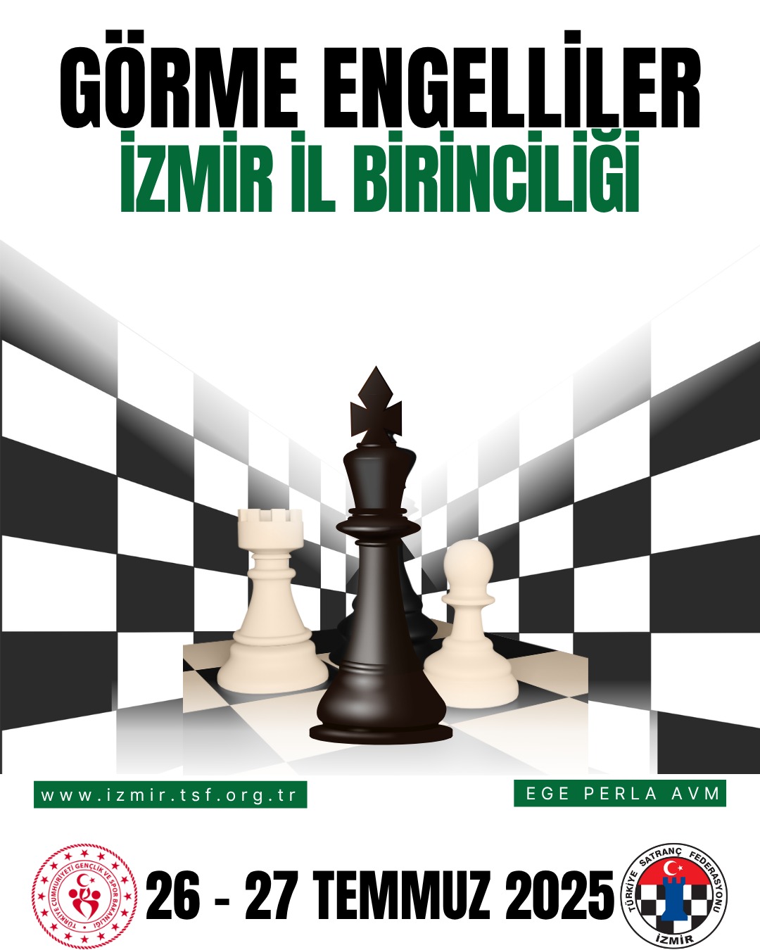 2025 Görme Engelliler İzmir İl Birinciliği Satranç Turnuvası