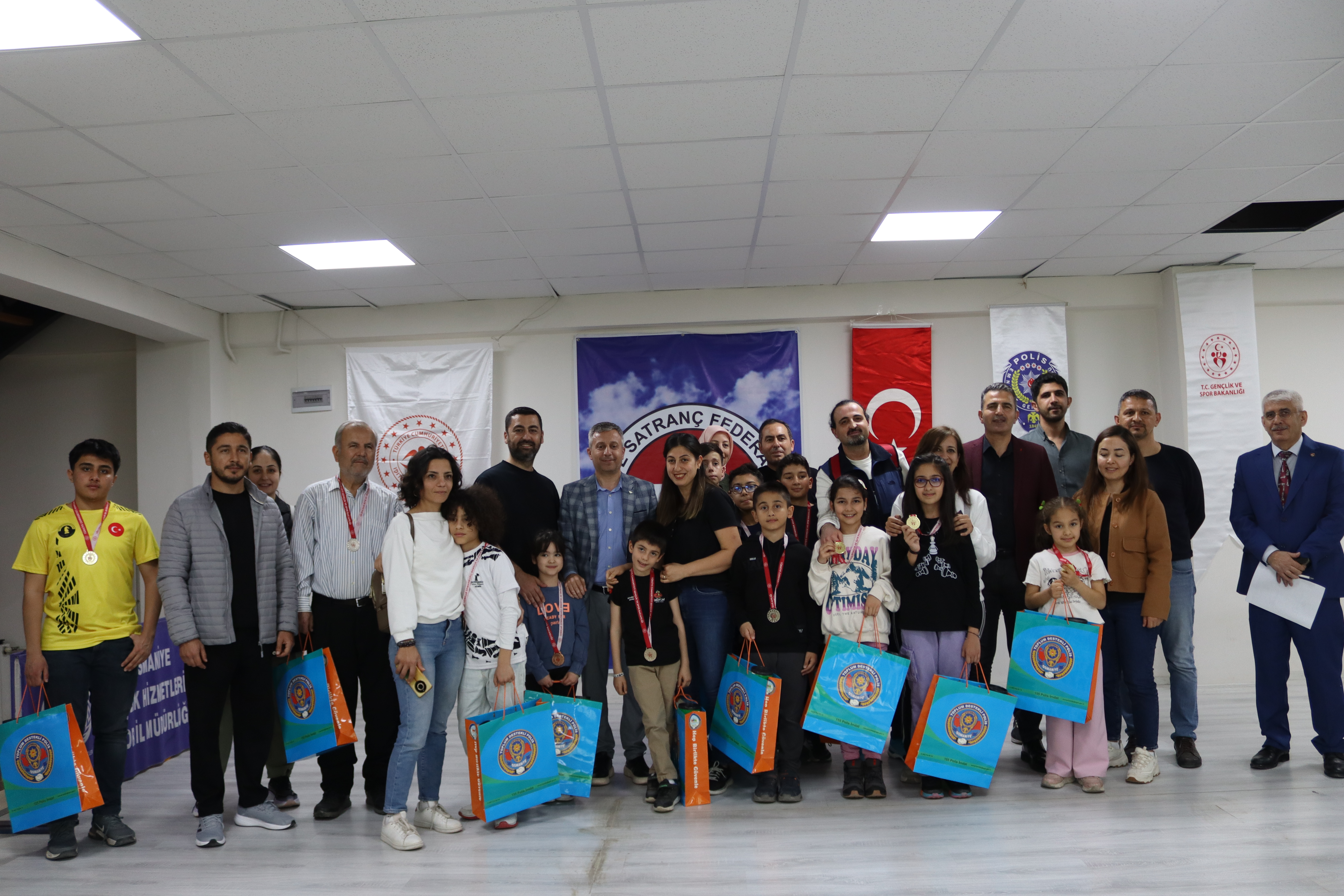 Polis Haftası Satranç Turnuvası Tamamlandı