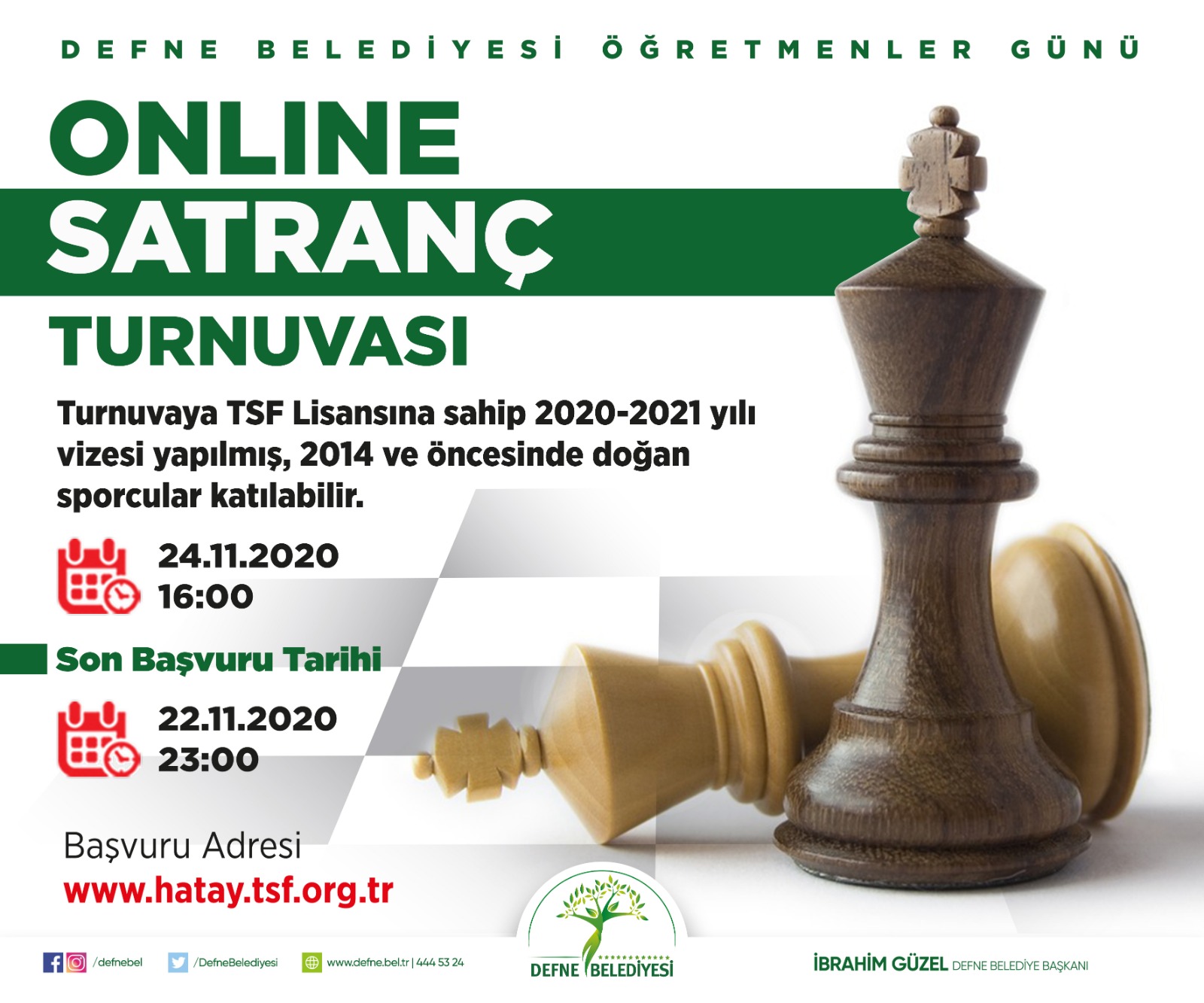 Hatay Defne Belediyesi Öğretmenler Günü Turnuvası