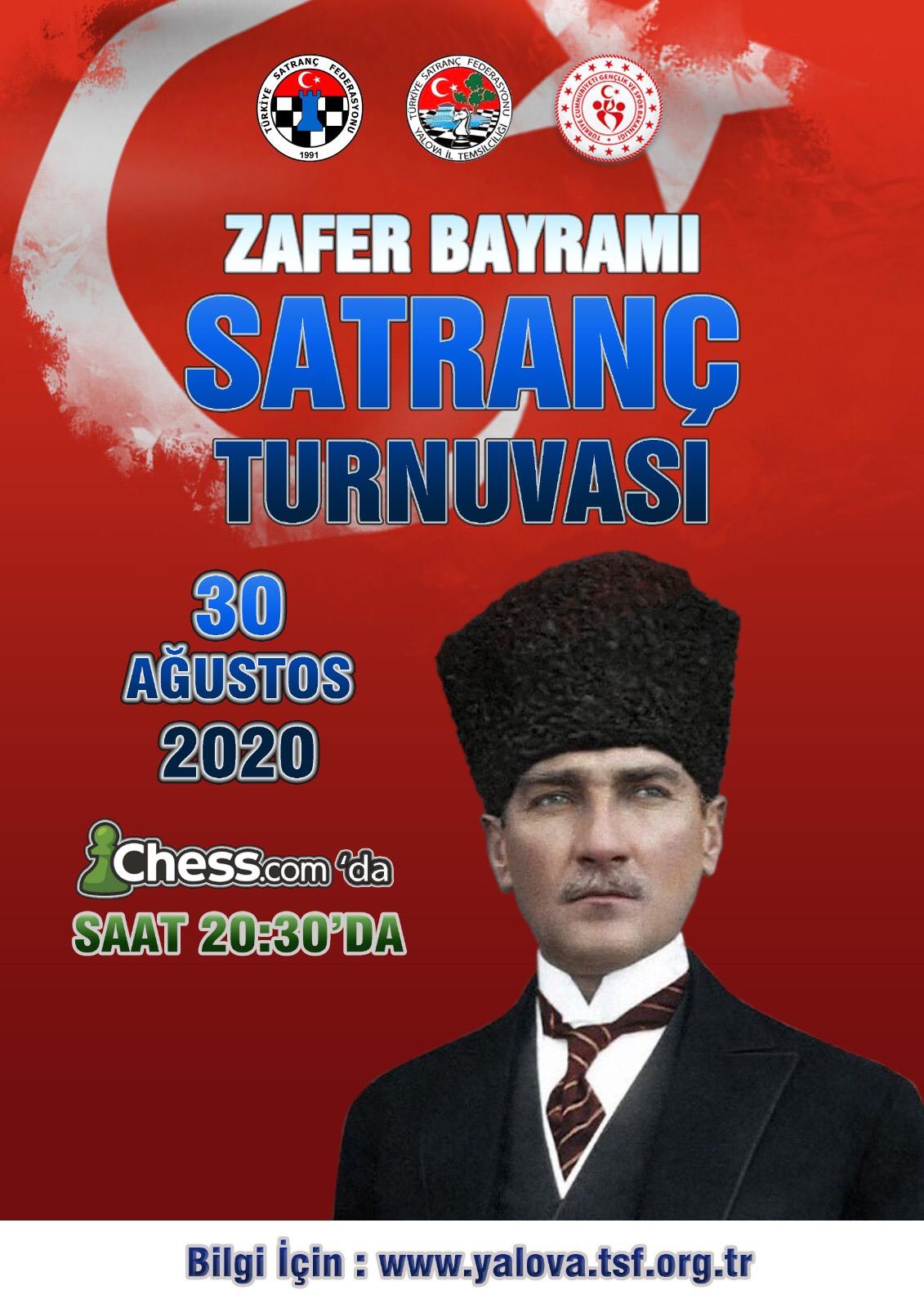 Yalova Zafer Bayramı Satranç Turnuvası