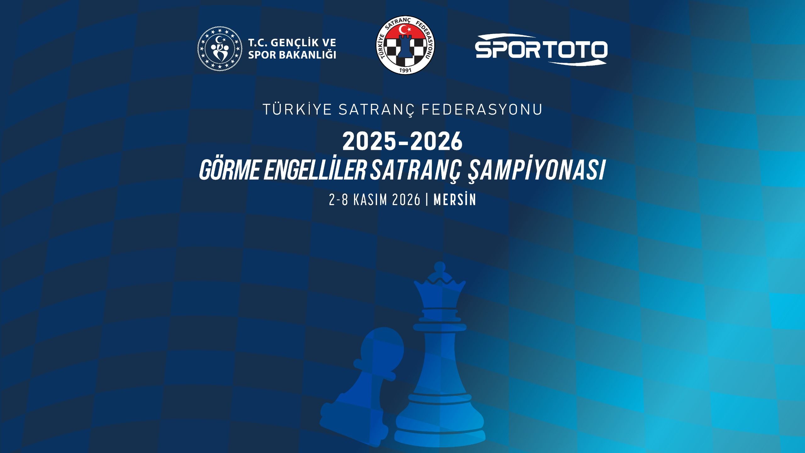 2026 Türkiye Görme Engelliler Satranç Şampiyonası Mersin'de
