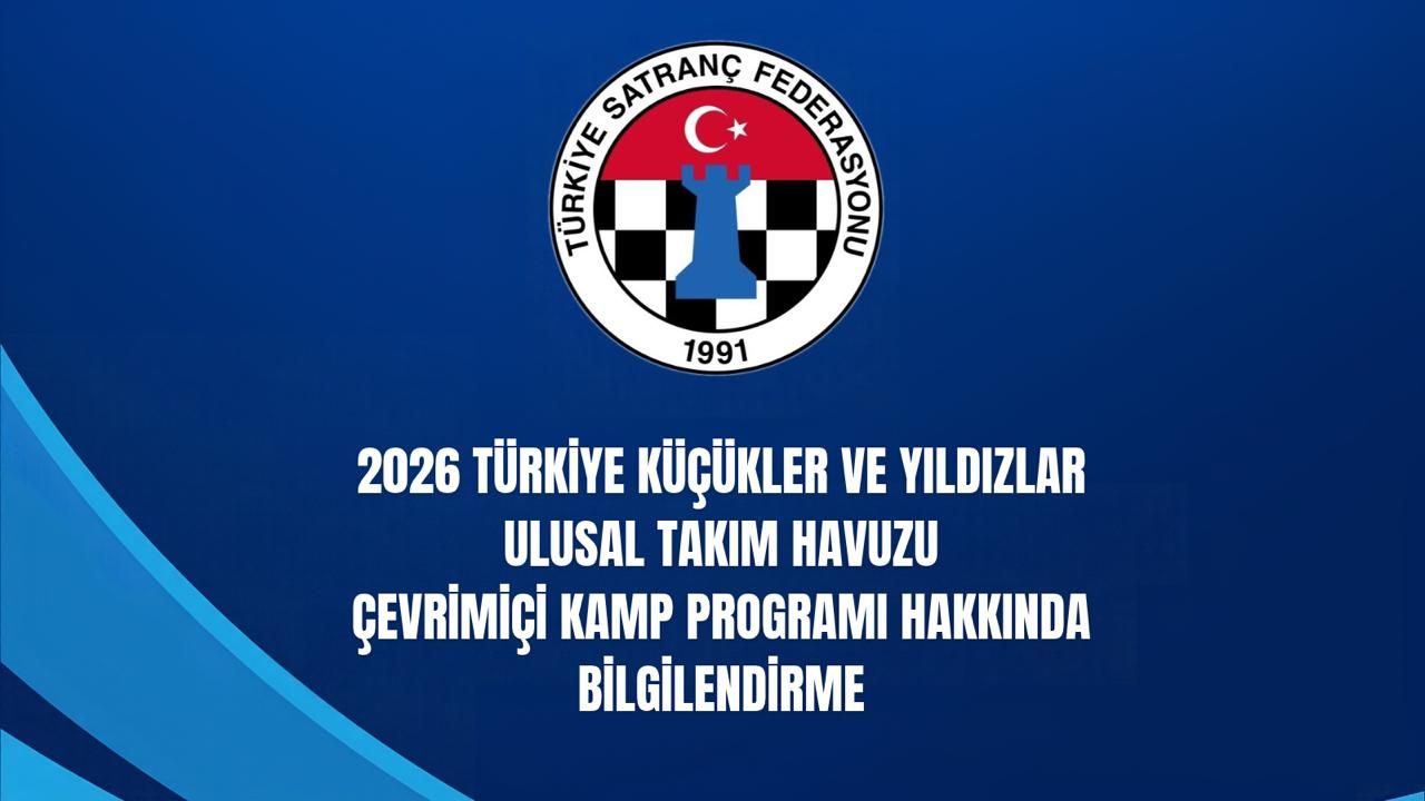 2026 Türkiye Küçükler ve Yıldızlar Ulusal Takım Havuzu Çevrimiçi Kampı Hakkında Bilgilendirme