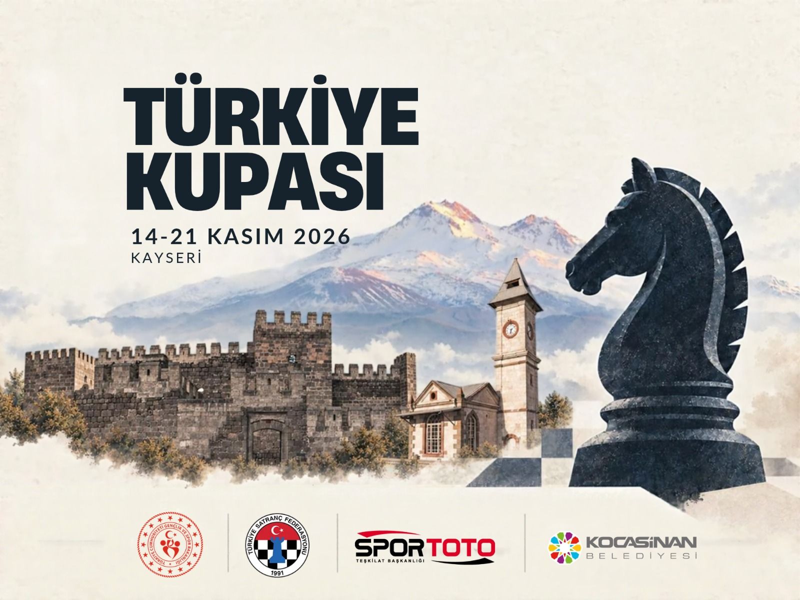 2025-2026 Türkiye Kupası 14-21 Kasım 2026 tarihleri arasında Kayseri'de düzenlenecek