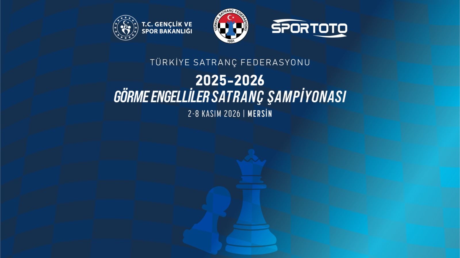2026 Türkiye Görme Engelliler Satranç Şampiyonası Mersin'de