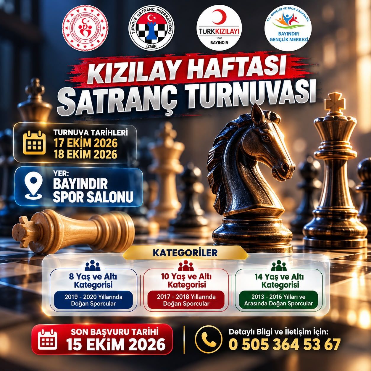 Bayındır Kızılay Haftası Satranç Turnuvası